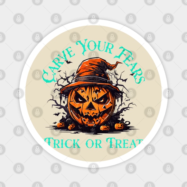 Carve Your Fears Magnet by WarFX Designs